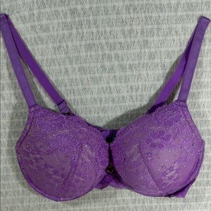 Victoria's Secret Vibrant Purple Lace Bra - NWOT